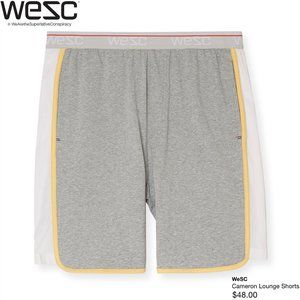 WeSC - ‘Cameron’ Color Block Lounge Shorts (GREY)